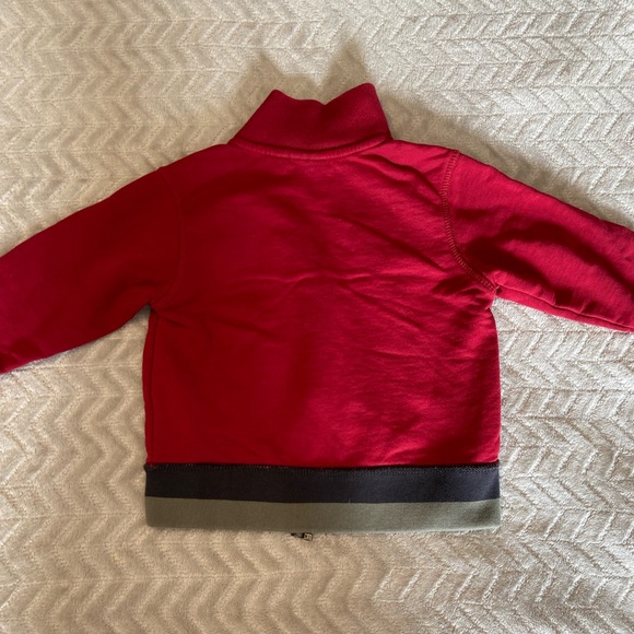 3/4T Handsome Red & Black Zip up sweater for Boys MEXX - Picture 2 of 6